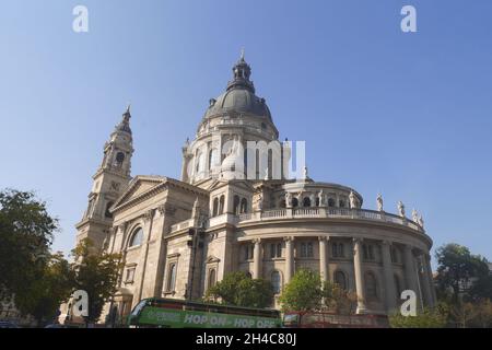 Basilique Saint-Étienne, conçue par Jozsef Hild, Budapest, Hongrie Banque D'Images