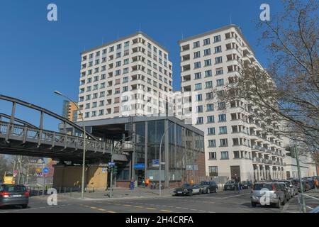 Neubauprojekt Highpark am Potsdamer Platz, Köthener Straße, Gabriele-Tergit-Promenade, Mitte, Berlin, Allemagne Banque D'Images