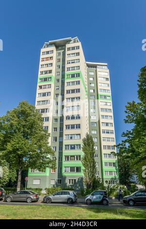 Hochhaus am Roseneck, Hohenzollerndamm, Grunewald, Wilmersdorf, Berlin, Deutschland Banque D'Images