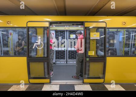 U2, U-Bahnhof Mohrenstraße, Mitte, Berlin, Deutschland Banque D'Images