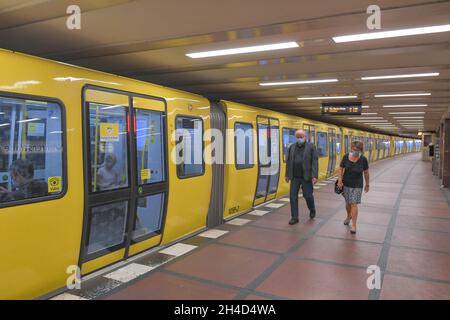 U2, U-Bahnhof Mohrenstraße, Mitte, Berlin, Deutschland Banque D'Images