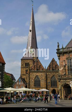 Kirche Unser Lieben Frauen, Brême, Allemagne Banque D'Images