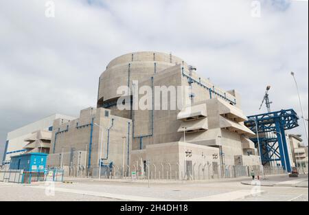 (211102) -- BEIJING, 2 novembre 2021 (Xinhua) -- la photo prise le 26 novembre 2020 montre la centrale nucléaire no 5, la première centrale nucléaire de la Chine utilisant la technologie Hualong One, un réacteur de troisième génération développé au pays, à Fuqing, dans la province de Fujian, dans le sud-est de la Chine.(Xinhua) Banque D'Images