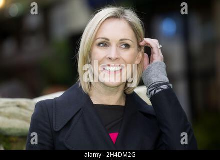 Jenni Falconer assistant à la première européenne de 'Shaun the Sheep the Movie' à vue Leicester Square, Londres. Banque D'Images