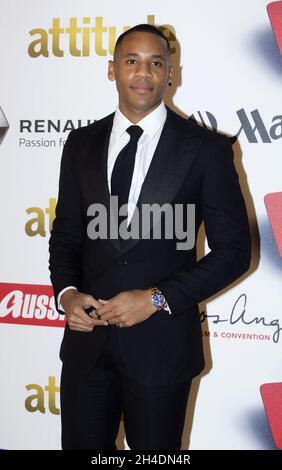 Reggie Yates assiste aux attitudes Awards 2015 à Banqueting House, dans le centre de Londres. Banque D'Images