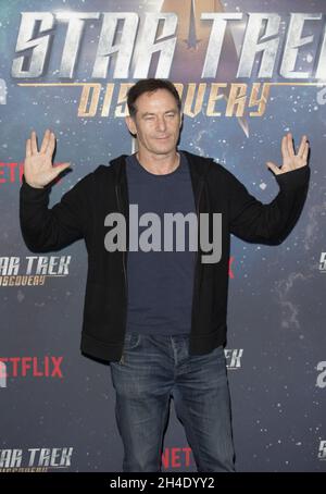 Jason Isaacs assiste au Star Trek: Discovery spécial fan de projection photocall à Millbank Tower le dimanche 5 novembre..photo datée du: Dimanche 5 novembre 2017.Crédit photo devrait se lire: Isabel Infantes / EMPICS Entertainment. Banque D'Images