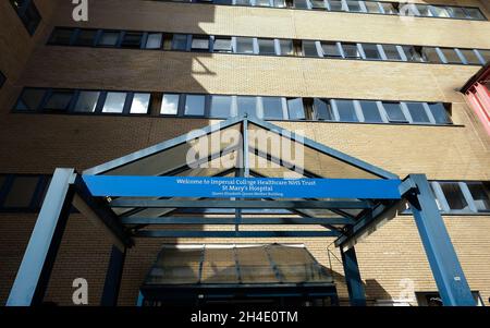 Vue générale de l'hôpital St Mary, Londres, comme Kate Middleton, Duchesse de Cambridge, s'attend à donner naissance à son troisième enfant dans un quartier privé de l'aile Lindo à partir de n'importe quel moment dans les prochains jours.Photo datée du mardi 17 avril 2018.Crédit photo devrait se lire: Isabel Infantes / EMPICS Entertainment. Banque D'Images