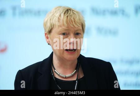 Le député d'Angela Eagle parle lors d'un événement en marge le troisième jour de la conférence annuelle du Parti travailliste au Brighton Centre à Brighton.Photo datée du lundi 23 septembre 2019.Crédit photo devrait se lire: Isabel Infantes / EMPICS Entertainment. Banque D'Images