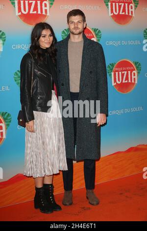 Jim Chapman et Sarah Tarleton assistant à la première de LUZIA sur le tapis rouge du Cirque du Soleil au Royal Albert Hall de Londres.Photo datée du mercredi 15 janvier 2020.Crédit photo devrait se lire: Isabel Infantes / EMPICS Entertainment. Banque D'Images