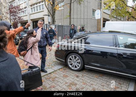 Berlin, Allemagne.02 novembre 2021.Vice-présidente et ministre des Affaires étrangères de la Colombie Marta Lucía Ramírez Blanco à Berlin, Allemagne, le 02 novembre 2021.(Photo de Michael Kuenne/PRESSCOV/Sipa USA) crédit: SIPA USA/Alay Live News Banque D'Images