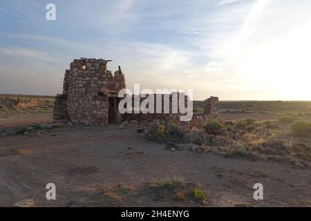 Deux canons l'Arizona était autrefois un arrêt majeur le long de la route 66 en direction de la Californie Banque D'Images