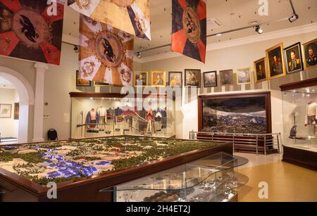 Borodino, région de Moscou, Russie - 12 mai 2021 : exposition du musée militaire-historique de la bataille de Borodino Banque D'Images