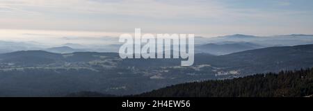 Ausblick vom Dreissel, vue depuis le Dreissel Banque D'Images