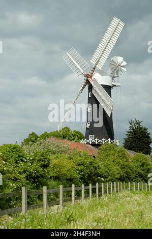 Skidby Mill, Beverley Rd, Skidby, Cotingham, East Riding of Yorkshire HU16 5TF, 15 mai 2004. Banque D'Images