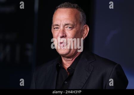 West Hollywood, États-Unis.02 novembre 2021.WEST HOLLYWOOD, LOS ANGELES, CALIFORNIE, États-Unis - NOVEMBRE 02 : l'acteur Tom Hanks arrive à la première de Los Angeles des films originaux Apple 'Finch' qui s'est tenue au Pacific Design Center le 2 novembre 2021 à West Hollywood, Los Angeles, Californie, États-Unis.(Photo de Xavier Collin/image Press Agency) Credit: Image Press Agency/Alay Live News Banque D'Images