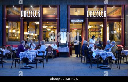 Restaurant Dressler Ku'damm-Karree, Kurfürstendamm, Charlottenburg, Berlin, Allemagne Banque D'Images