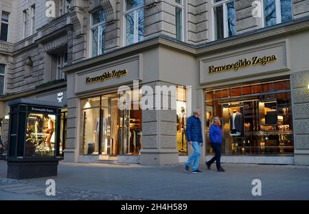 Ermenegildo Zegna, Kurfürstendamm, Charlottenburg, Berlin, Allemagne Banque D'Images