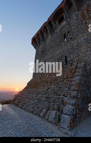 Château d'Ourem, Ourem, quartier Santarem, région Centro, Portugal Banque D'Images