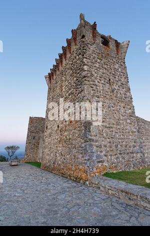 Château d'Ourem, Ourem, quartier Santarem, région Centro, Portugal Banque D'Images