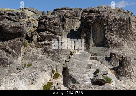 Nossa Senhora da Boa Estrela, notre mère de la bonne étoile, Torre, Serra da Estrela, Regiao do Centro, Portugal Banque D'Images