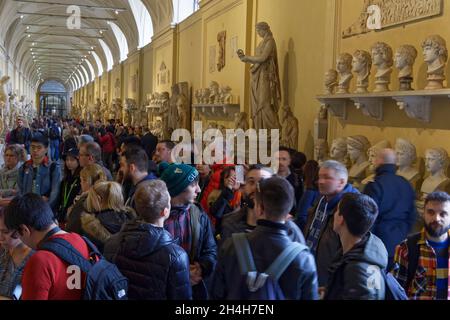 Musée du Vatican, Vatican, Rome, Italie Banque D'Images