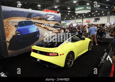 Las Vegas, Nevada, États-Unis.2 novembre 2021.2023 Nissan Z lors d'une apparition publique pour le SEMA Show 2021 - AUT, Las Vegas Convention Center, Las Vegas, NV le 2 novembre 2021.Crédit : JA/Everett Collection/Alay Live News Banque D'Images