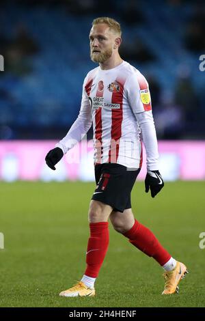 Sheffield, Angleterre, le 2 novembre 2021.Alex Pritchard de Sunderland pendant le match de la Sky Bet League 1 à Hillsborough, Sheffield.Crédit photo à lire: Isaac Parkin / Sportimage crédit: Sportimage / Alay Live News Banque D'Images