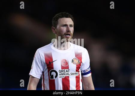 Sheffield, Angleterre, le 2 novembre 2021.Corry Evans de Sunderland pendant le match de la Sky Bet League 1 à Hillsborough, Sheffield.Crédit photo à lire: Isaac Parkin / Sportimage crédit: Sportimage / Alay Live News Banque D'Images