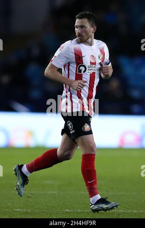 Sheffield, Angleterre, le 2 novembre 2021.Corry Evans de Sunderland pendant le match de la Sky Bet League 1 à Hillsborough, Sheffield.Crédit photo à lire: Isaac Parkin / Sportimage crédit: Sportimage / Alay Live News Banque D'Images