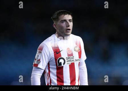 Sheffield, Angleterre, le 2 novembre 2021.Lynden Gooch de Sunderland pendant le match de la Sky Bet League 1 à Hillsborough, Sheffield.Crédit photo à lire: Isaac Parkin / Sportimage crédit: Sportimage / Alay Live News Banque D'Images