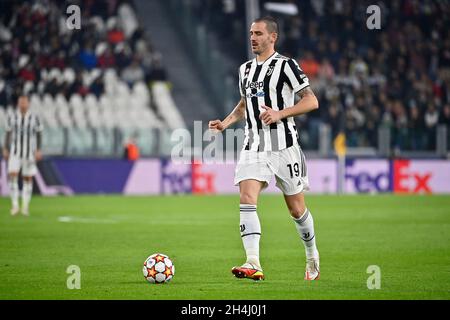 Turin, Piémont, Italie.2 novembre 2021.Turin, Italie-02 novembre 2021 : rencontre du groupe H de l'UEFA Champions League entre Juventus et Zenit Saint-Pétersbourg au stade Allianz le 2 novembre 2021 à Turin, Italie (Credit image: © Stefano Guidi/ZUMA Press Wire) Banque D'Images