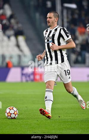 Turin, Piémont, Italie.2 novembre 2021.Turin, Italie-02 novembre 2021 : rencontre du groupe H de l'UEFA Champions League entre Juventus et Zenit Saint-Pétersbourg au stade Allianz le 2 novembre 2021 à Turin, Italie (Credit image: © Stefano Guidi/ZUMA Press Wire) Banque D'Images