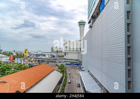 Nakhon Ratchasima, Thaïlande - 15 août 2020, l'environnement du bâtiment du magasin du terminal 21, branche de Nakhon Ratchasima, samedi., N Banque D'Images