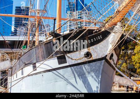 Polly Woodside Boat à Melbourne en Australie Banque D'Images