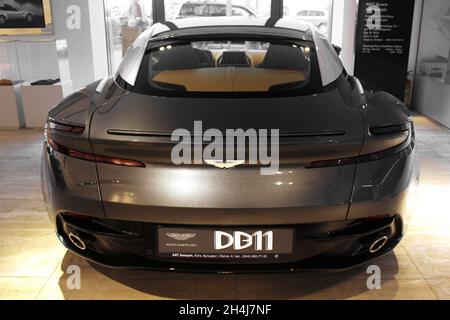 Kiev, Ukraine - 2 septembre 2017 : Aston Martin DB11.Nouvelle voiture Banque D'Images