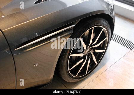 Kiev, Ukraine - 2 septembre 2017 : Aston Martin DB11.Nouvelle voiture Banque D'Images