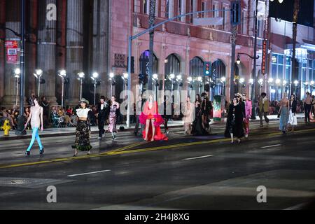 Tyler, The Creator attends the Gucci Love Parade fashion show Tuesday,  Nov. 2, 2021, in Los Angeles. (Photo by Jordan Strauss/Invision/AP Stock  Photo - Alamy