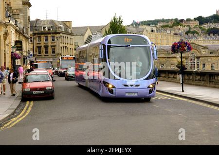 Premier groupe FTR bus à Bath Banque D'Images