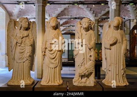 France, Paris, Musée du Louvre, personnification des quatre vertus cardinales Banque D'Images