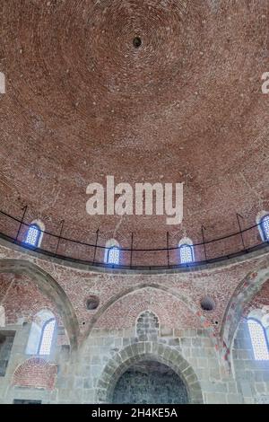 AKHALTSIKHE, GÉORGIE - 14 JUILLET 2017 : coupole de la mosquée Ahmadiyya à la forteresse du château de Rabati dans la ville d'Akhaltsikhe, Géorgie Banque D'Images