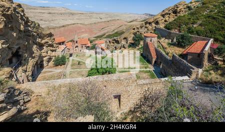 Monastère de Lavra au complexe monastique Davit Gareja, Géorgie Banque D'Images