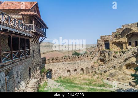 Monastère de Lavra au complexe monastique Davit Gareja, Géorgie Banque D'Images