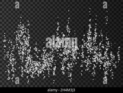 Champagne.Boisson effervescente.Fizz.Bulles d'air, d'eau ou d'oxygène sous l'eau.Des étincelles folles en mer, aquarium.Pop soda.Texture vectorielle. Illustration de Vecteur