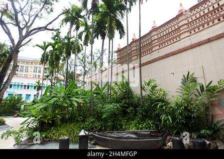 Le Nagore Dargah, dans la rue Telok Ayer de Chinatown, à Singapour, était un sanctuaire musulman indien transformé en centre du patrimoine musulman indien. Banque D'Images