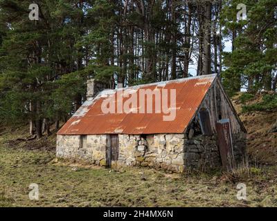 Corrimony Bothy près de Cannich, Highland, Ecosse Banque D'Images