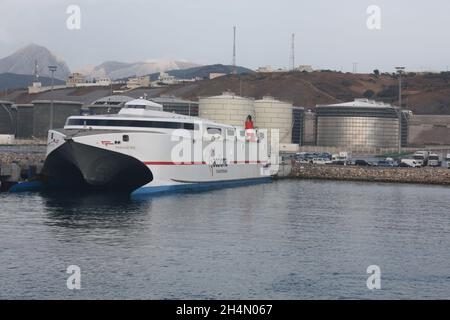 Le détroit de Gibraltar Banque D'Images