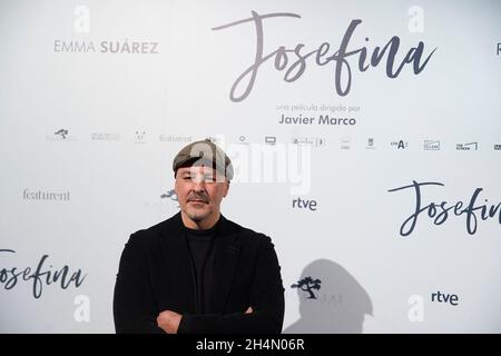 Madrid.Espagne.20211103, Roberto Alamo participe à la première de «Josefina» au Palacio de la Prensa Cinema le 3 novembre 2021 à Madrid, Espagne crédit: MPG/Alay Live News Banque D'Images