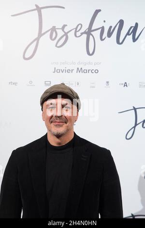 3 novembre 2021, Madrid, Madrid, Espagne: Roberto Alamo assiste à la première de â€˜Josefinaâ€™ au Palacio de la Prensa Cinema le 3 novembre 2021 à Madrid, Espagne (Credit image: © Jack Abuin/ZUMA Press Wire) Banque D'Images