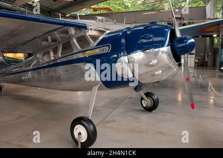 Exposition d'avions au Deutsches Museum Flugwerft Schleißheim - Munich (Allemagne) Banque D'Images