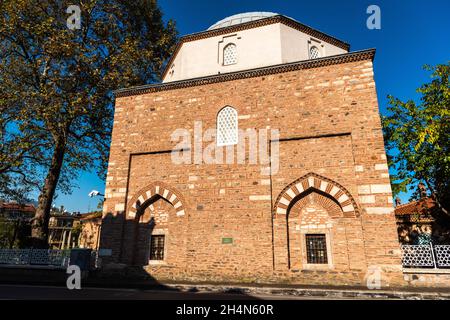 Bursa, Turquie – 10 novembre 2020.Vue sur Yesil Medese (Madrasa verte) à Bursa.Une partie du complexe Yesil Camii (Mosquée verte), la date du bâtiment Banque D'Images